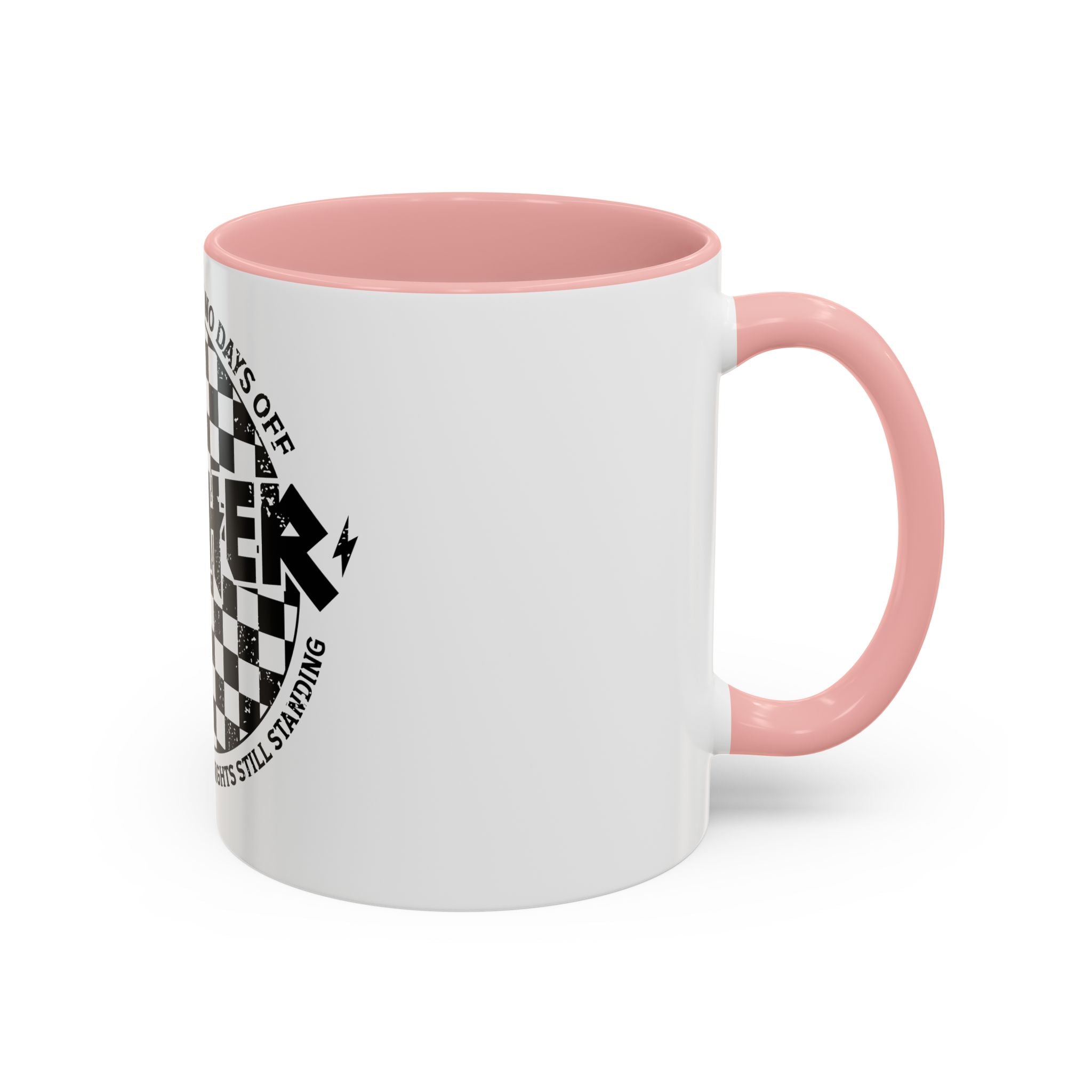 Mother Checkerboard Coffee Mug — "Full Time Job With No Days Off"
