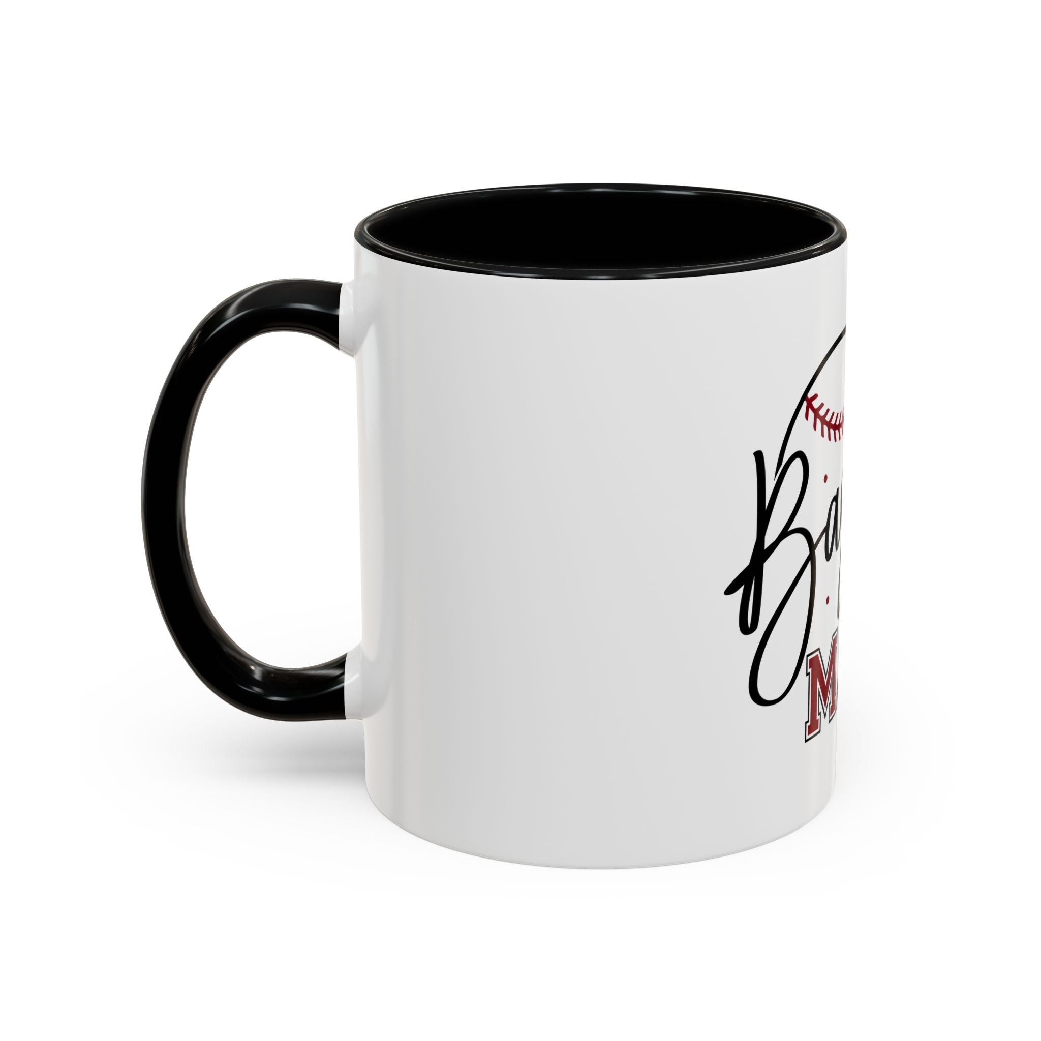 Baseball Mama Accent Coffee Mug — 11/15oz Ceramic Gift for Baseball Moms