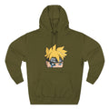 Anime Ninja Face Hoodie — Cute Chibi Shinobi Pullover