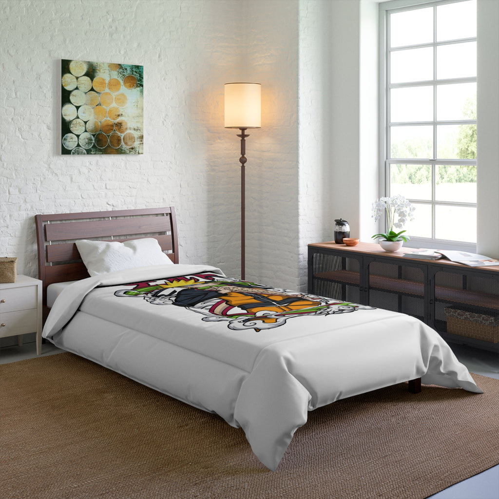 Anime Ninja Comforter – Naruto Scroll Graphic Bedding