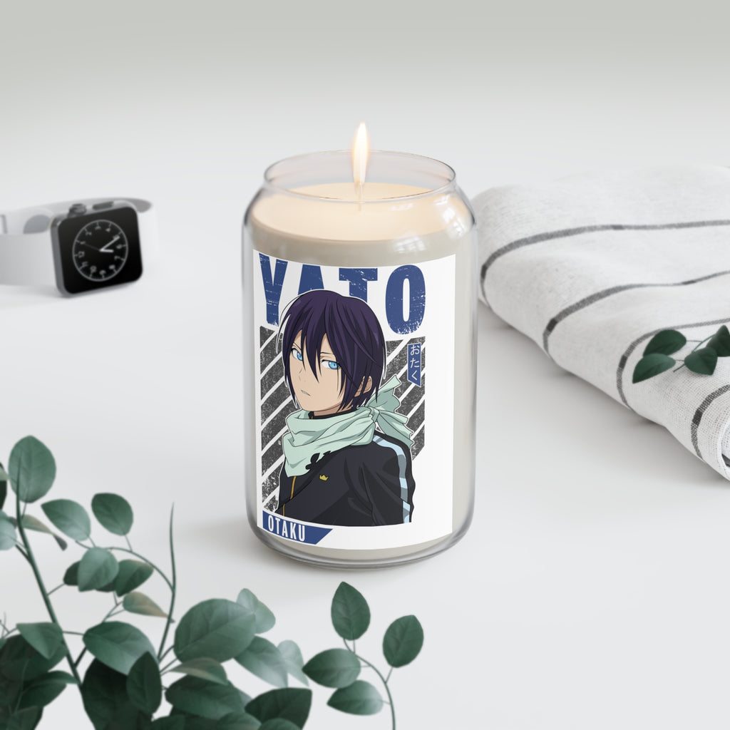 Anime Character Soy Candle — Yato Design, 13.75oz Scented Jar