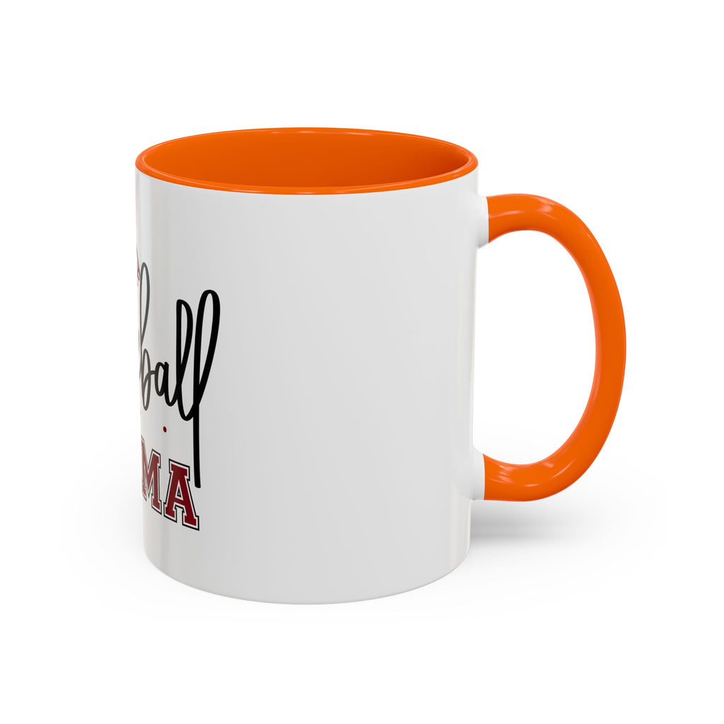 Baseball Mama Accent Coffee Mug — 11/15oz Ceramic Gift for Baseball Moms